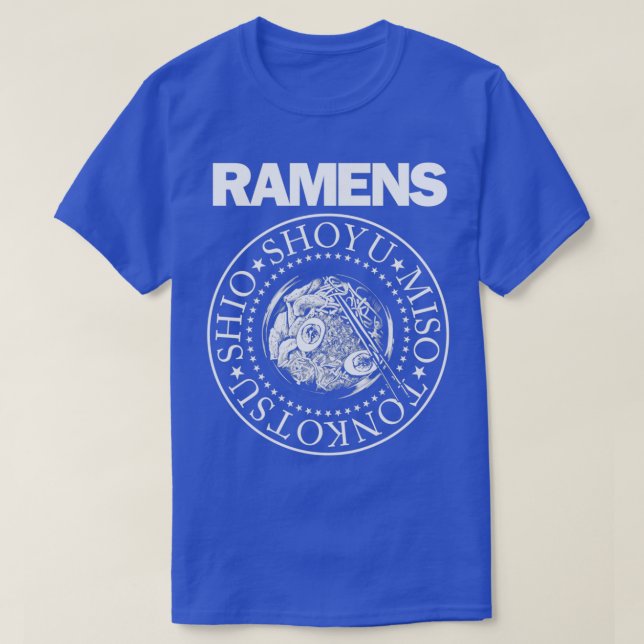 Camiseta Ramens Bowl Ramen Noodle Punk Rock Music (Frente do Design)