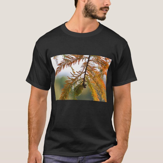 Camiseta Ramificação de Madeira Elegante (Frente)