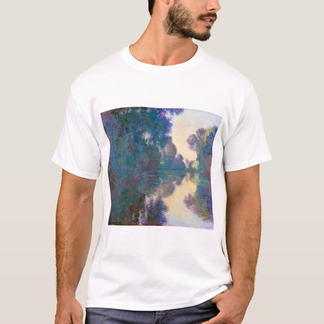 Camiseta Ramificação do Sena perto de Giverny, Monet (Frente)