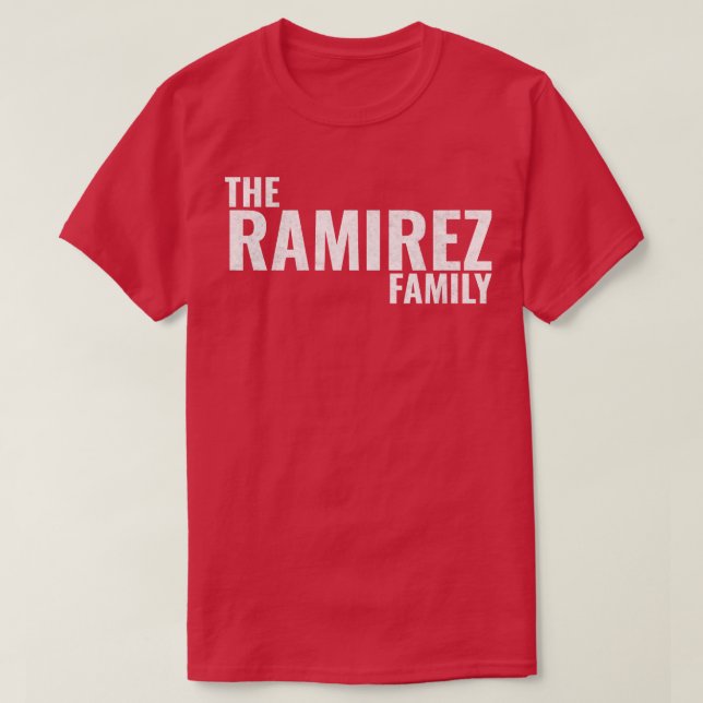 Camiseta Ramirez Family Ramirez Sobrenome Ramirez Último na (Frente do Design)