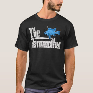 Camiseta Rammme Electric Blue Ram Cichlid Fish Keeper Aq