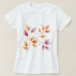 Camiseta Ramo com folhas