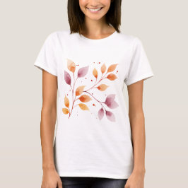 Camiseta Ramo com folhas
