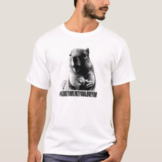 Camiseta Ramon o t-shirt leve de Hashtag do esquilo