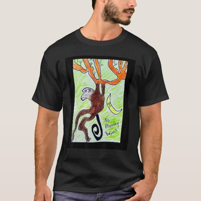 Camiseta Ramos de macacos, design legal (Frente)
