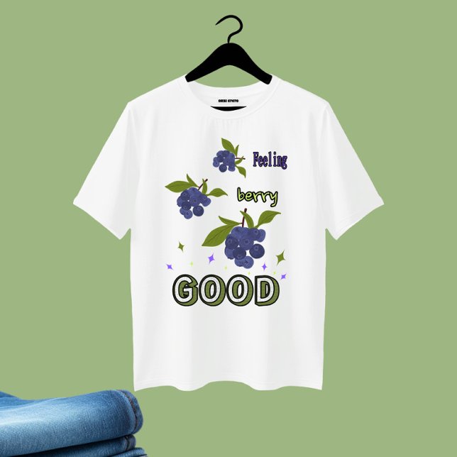 Camiseta Ramos de mirtilos  (Criador carregado)