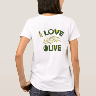 Camiseta Ramos de Oliva e Amor - Uma Gota e Tendência