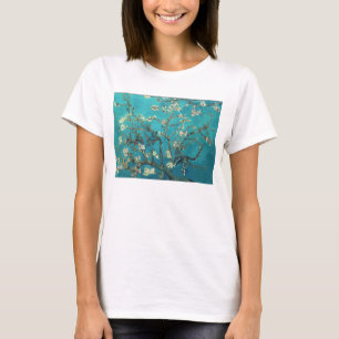 Camiseta Ramos de Van Gogh com flor da amêndoa