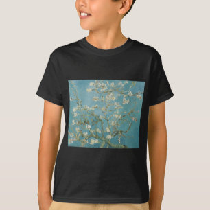 Camiseta Ramos de Vincent van Gogh da árvore de amêndoa