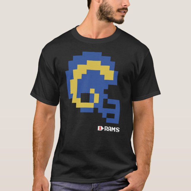 Camiseta Rams Tecmo Bowl Helmet T-Shirt (Frente)