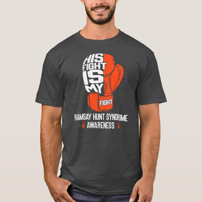 Camiseta Ramsay Hunt Sindrome Consciência Sua Luta É Minha (Frente)