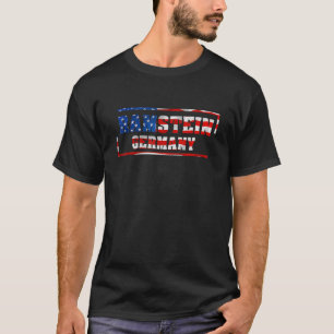 Camiseta Ramstein Germany Us Flag Ramstein Miesenbach Km
