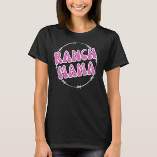 Camiseta Ranchando a mãe Mamãe Fazenda mãe vaca gado