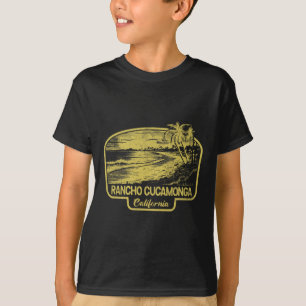 Camiseta Rancho Cucamonga Califórnia Praia Surf Vintage Azu