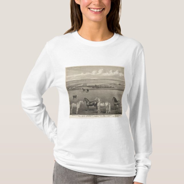 Camiseta Rancho do Brae do moinho, Kansas (Frente)