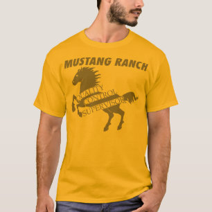 Camiseta Rancho do mustang - supervisor do controle da