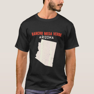 Camiseta Rancho Mesa Verde Arizona EUA Estado América Viage