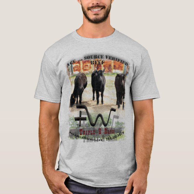 Camiseta Rancho triplo de H - T original (Frente)
