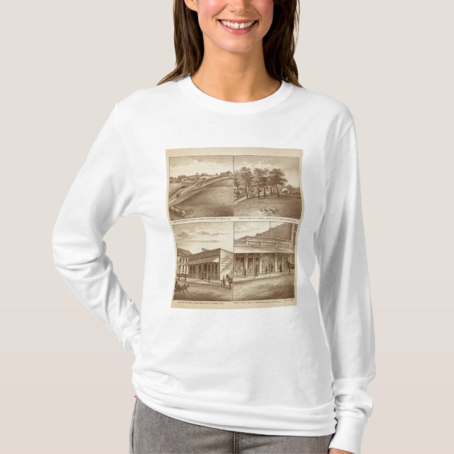Camiseta Ranchos de Tulare Co, escritórios (Frente)
