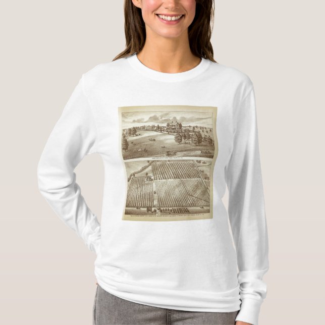 Camiseta Ranchos, Visalia, Tulare, Cal (Frente)