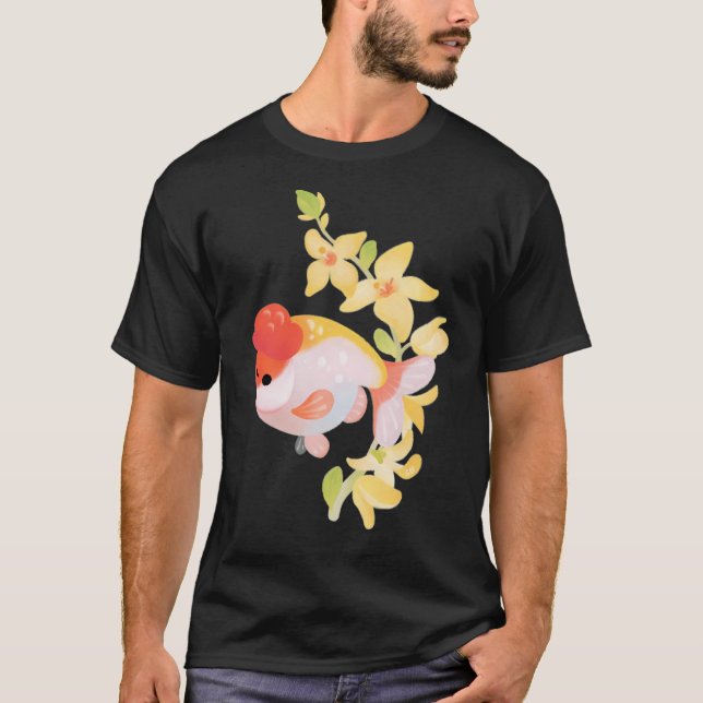 Camiseta Ranchu E Forsythias 1 (Frente)