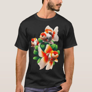Camiseta Ranchu Peixes Oranda Goldfish Aquário de Água Doce