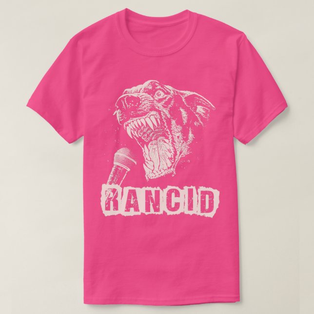 Camiseta rancid ll gritar (Frente do Design)