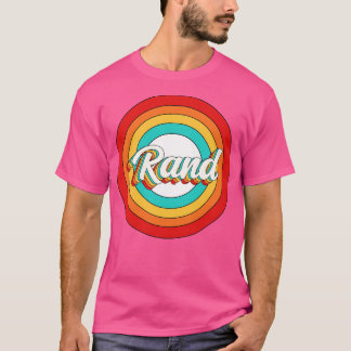 Camiseta Rand Name Shirt Vintage Rand Circle