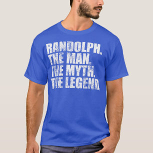 Camiseta Randolph Nome da família Randolph sobrenome Ra