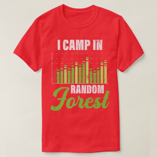 Camiseta Random Forests Fun Data Scientist Computer Science (Frente do Design)