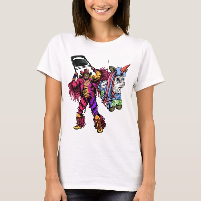 Camiseta Randy Savage T-ShirtSavage Piñata (Frente)