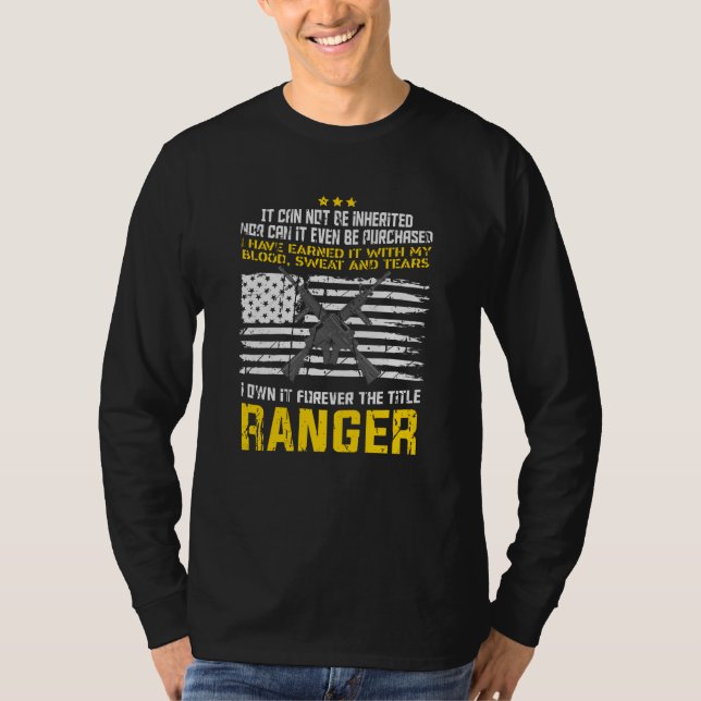 Camiseta Ranger Design militar (Frente)