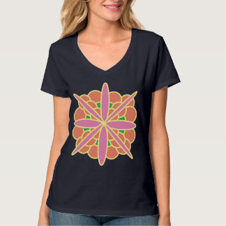 Camiseta Rangoli art black