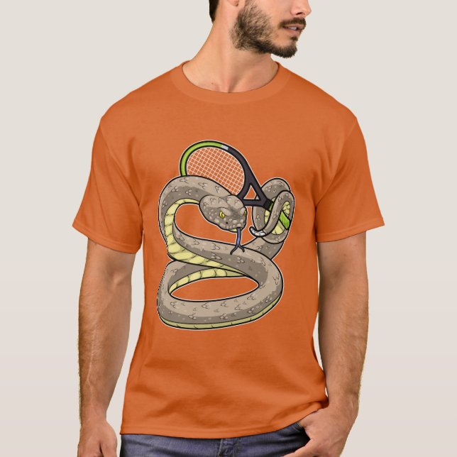 Camiseta ranhura Tênis de Tênis de cobra (Frente)