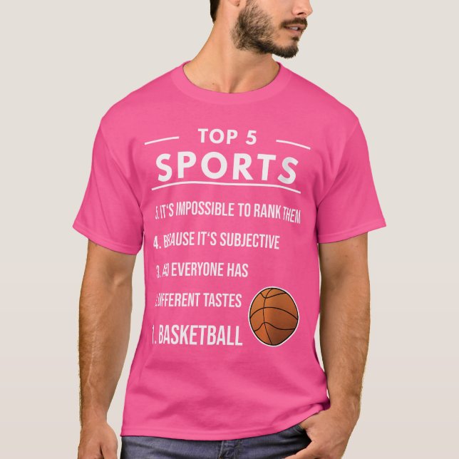 Camiseta Ranking De Basquete Para Jogadores De Basquete (Frente)
