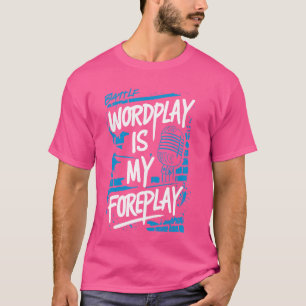 Camiseta Rap batalha contra a competição de Rap estilo livr