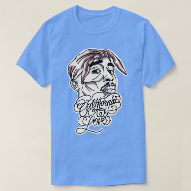 Camiseta rap california do tu pac (Frente do Design)