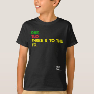 Camiseta Rap da Escola Antiga Hip Hop Merch Um Dois Três Co