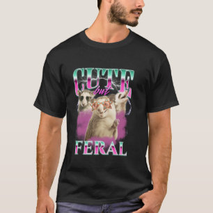 Camiseta Rap De Bootleg De Bootleg, Bonito Mas Feral Retro 