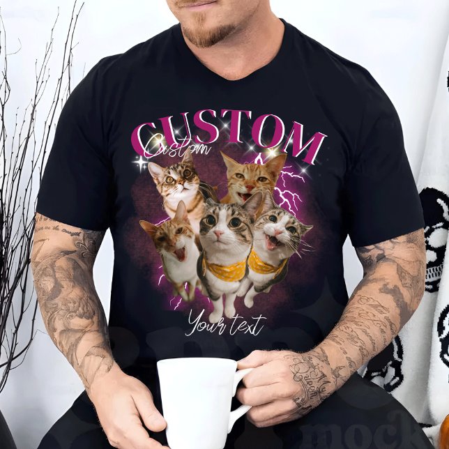 Camiseta Rap de Bootleg Namorada Personalizado (Criador carregado)