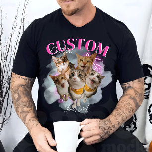 Camiseta Rap de Bootleg Namorada Personalizado