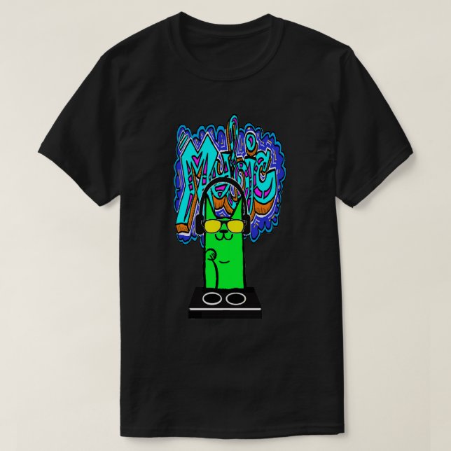 Camiseta Rap de grafite (Frente do Design)
