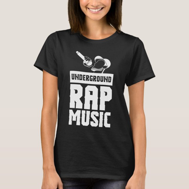 Camiseta Rap de Música Subterrânea legal (Frente)