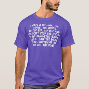 Camiseta Rap de Salto de Salto da Escola Antiga
