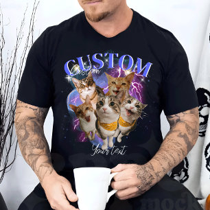 Camiseta Rap Personalizado de Retrô Vintage Engraçado