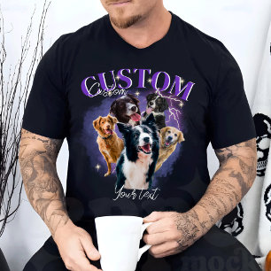 Camiseta Rap Personalizado de Retrô Vintage Engraçado