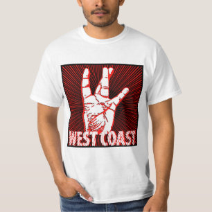 Camiseta Rap Salto de anca da costa oeste