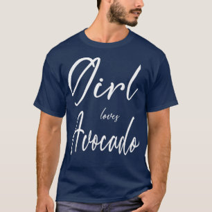 Camiseta Rapariga Adora Avocado Simples Tet Para Avocado Am