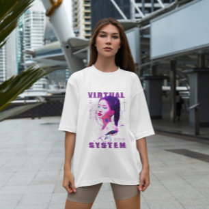 Camiseta Rapariga Android Virtual