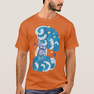 Camiseta Rapariga Anime manga japonesa Chibi Kawaii otaku s